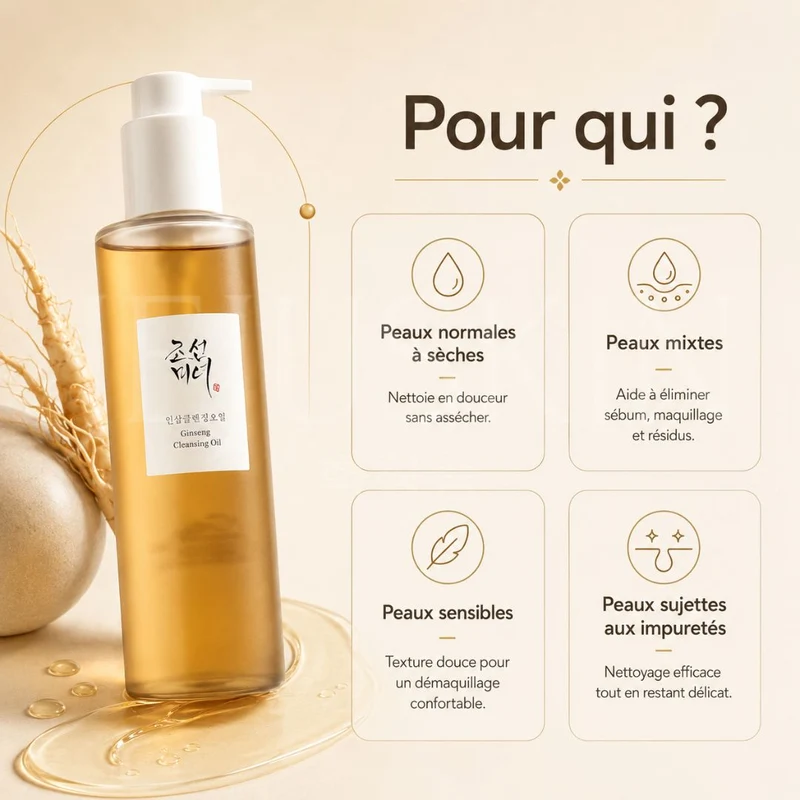 Beauty of Joseon - Huile nettoyante au ginseng - 210ml