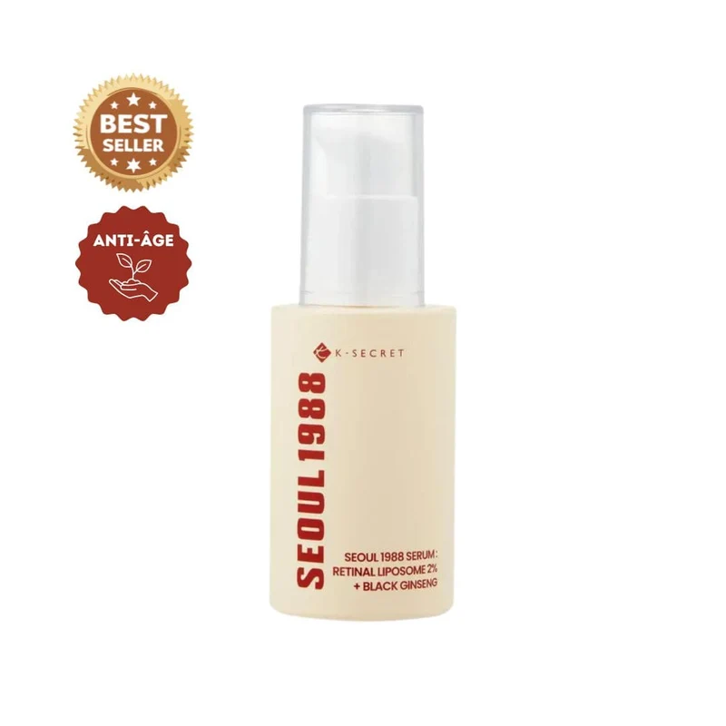 K-Secret - Sérum SEOUL 1988 Rétinal Liposome 2% + Ginseng Noir - 30ml