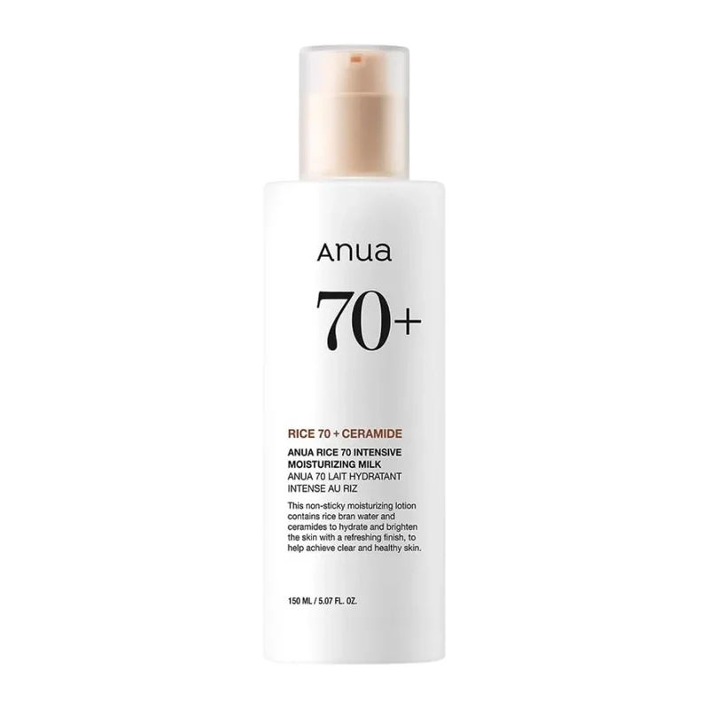 Anua - Lait hydratant intensif au riz 70+ - 150ml