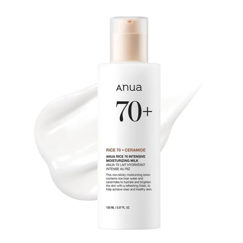 Anua - Lait hydratant intensif au riz 70+ - 150ml