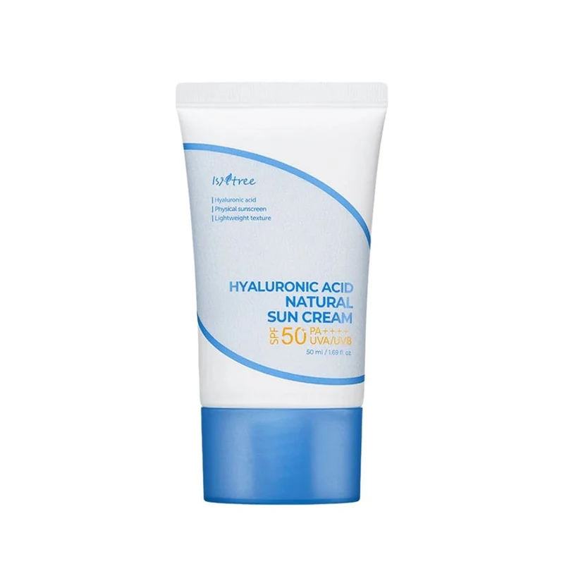 Isntree - Crème solaire naturelle à l'acide hyaluronique - 50ml