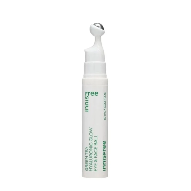Innisfree - Roll-on éclat à l'acide hyaluronique et au thé vert pour les yeux et le visage - 10ml