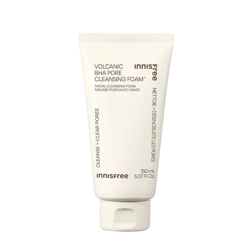 Innisfree - Mousse nettoyante aux cendres volcaniques et BHA pour les pores - 150ml
