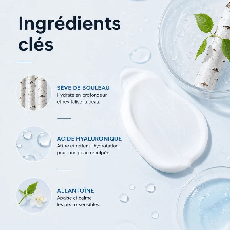 Round Lab - Crème hydratante régénérante au jus de bouleau - 80ml