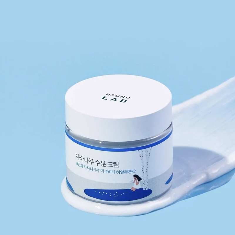 Round Lab - Crème hydratante régénérante au jus de bouleau - 80ml