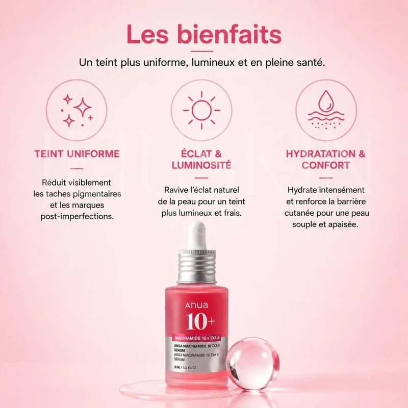 Anua - Sérum anti-tâches à la Niacinamide 10% + TXA 4% - 30ml