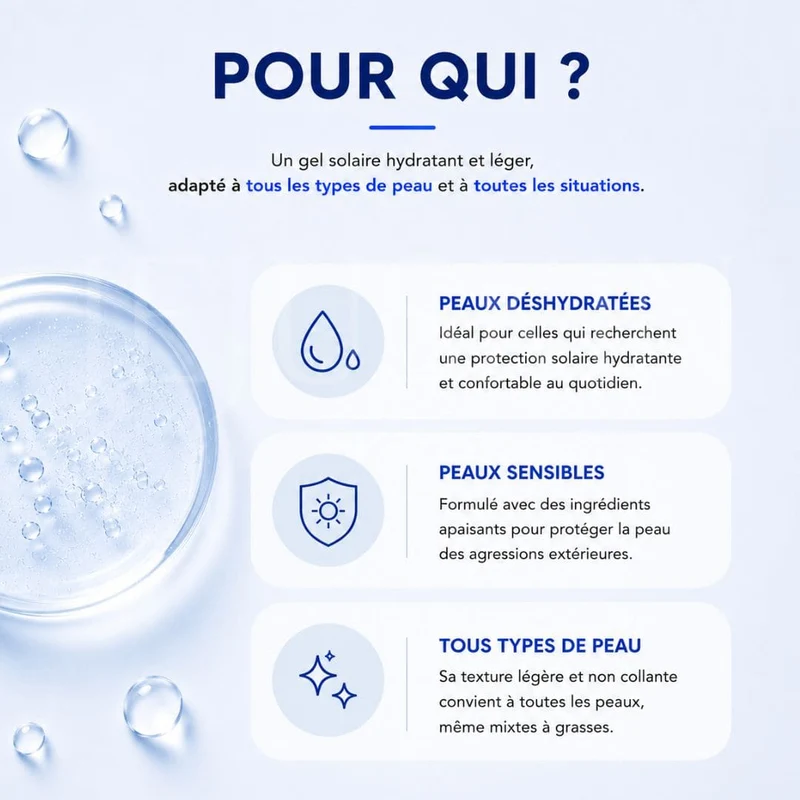 Isntree - Gel solaire hydratant à l'acide hyaluronique - 50ml