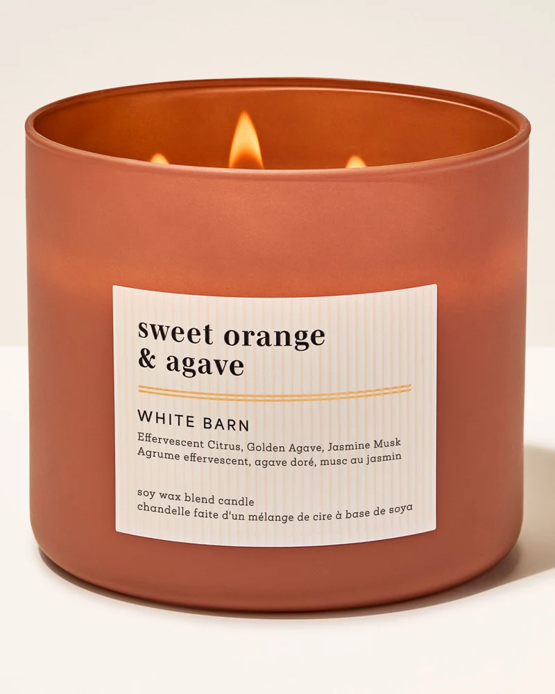 Sweet Orange & Agave 3-Wick Candle