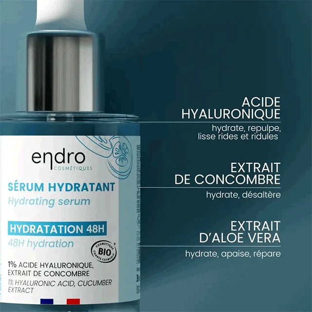 Sérum Hydratant Nuit - 1% d'Acide Hyaluronique