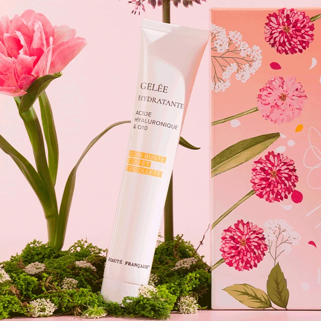 Gelée Hydratante Buste, Cou et Décolleté - Acide Hyaluronique + Coenzyme Q10
