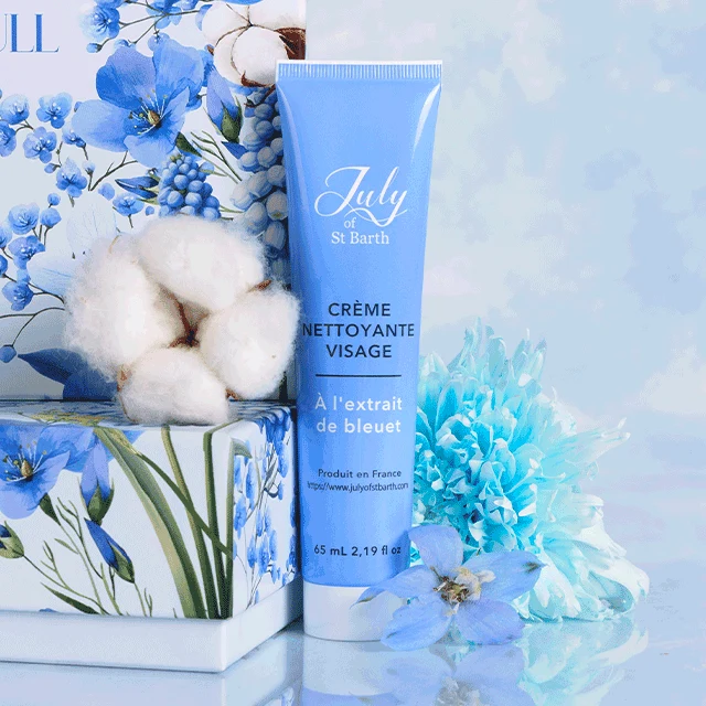 Crème Nettoyante Visage Extrait de Bleuet