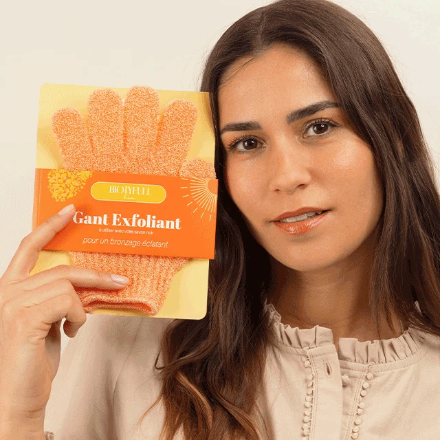 Gant Exfoliant à utiliser avec le Savon Noir