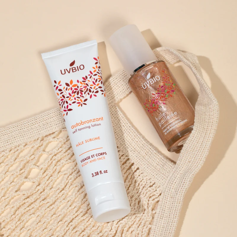 Kit Bronzer - Huile pailletée & autobronzant