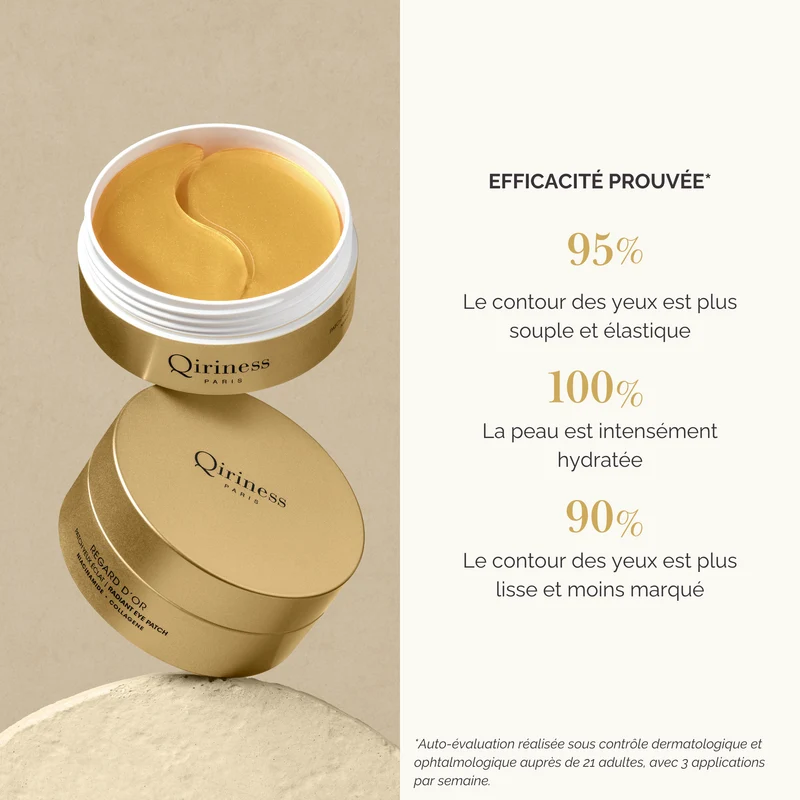 Regard d’Or – Patchs yeux éclat anti-âge (60 patchs)