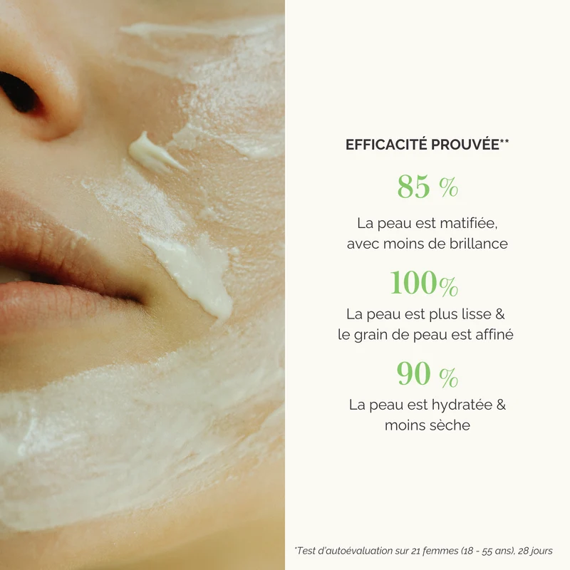 Crème Hydratante et Matifiante Acide Hyaluronique - Voile Source d'Eau