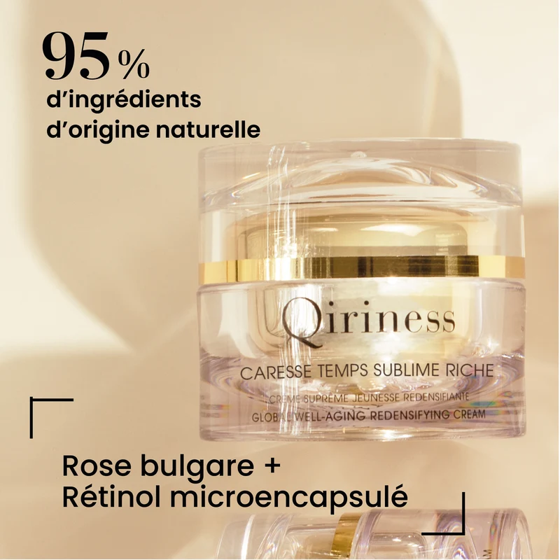 Crème Anti-âge - Rétinol & Acide Hyaluronique - Caresse Temps Sublime Riche