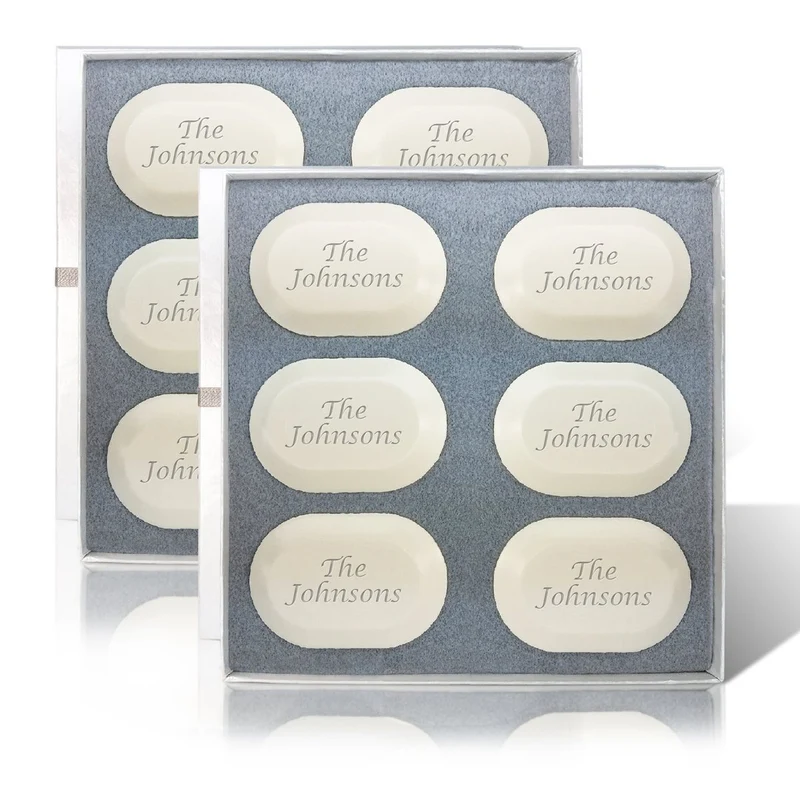 Personalized Carved Soap - Twelve Bars - Name or Phrase