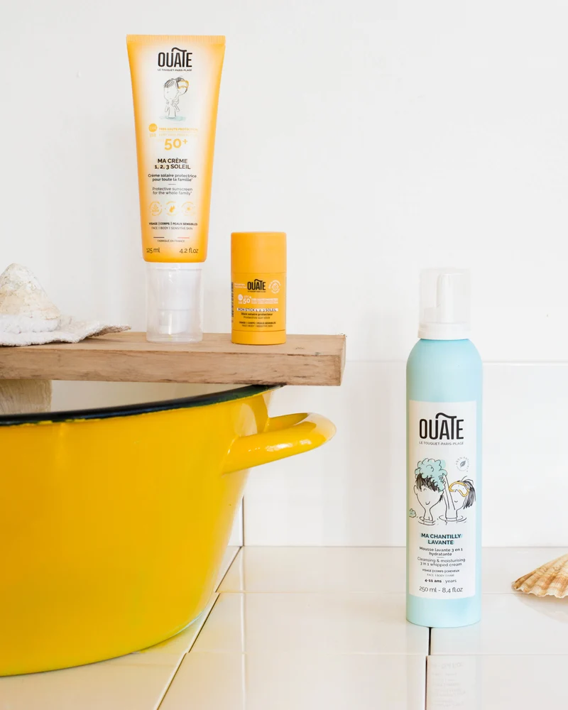 Trio Soleil tout terrain SPF50+ : Protéger & Nettoyer