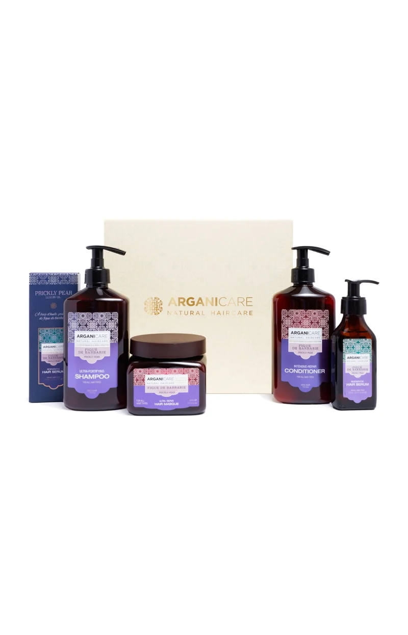 Coffret fortifiant & réparateur - Figue de Barbarie - Tous types de cheveux - 4 produits