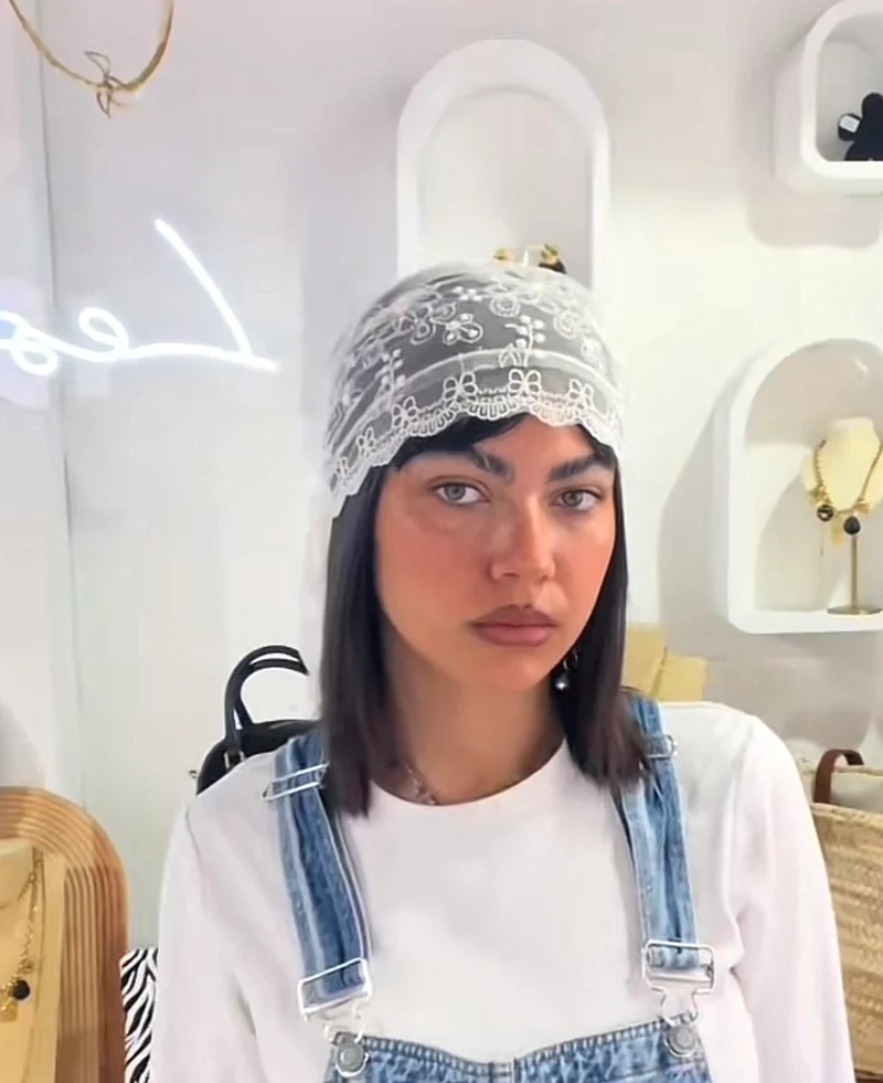 ROSALIA Foulard à dentelle