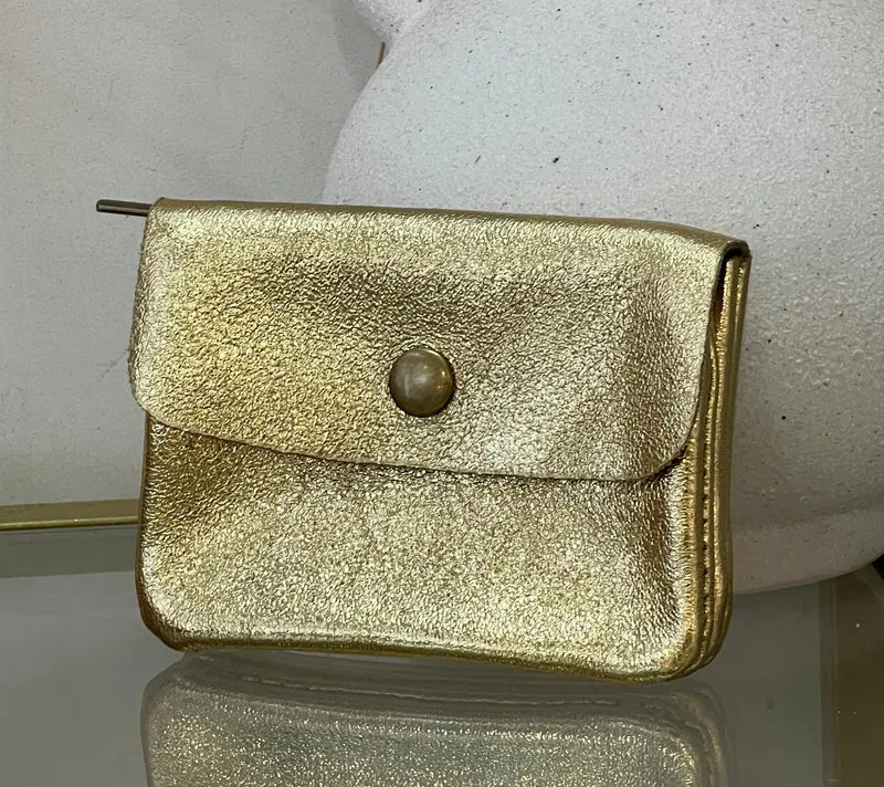 GINA porte monnaie or