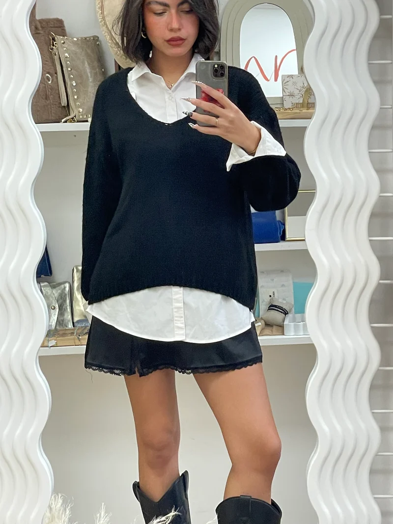 KAREN pull noir