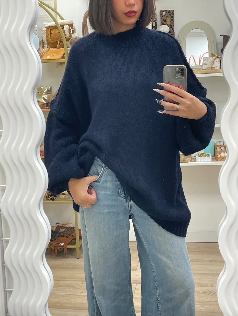 ELISE pull col droit