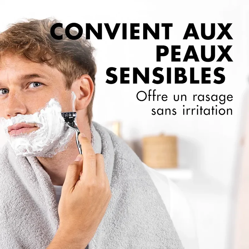 Gillette Shave Gel Original Scent Sensitive Gel De Rasage Pour Peaux Sensibles