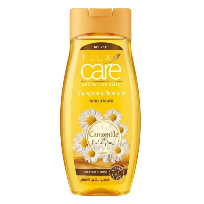 Flux Care Shampooing Illuminant Camomille & Miel De Fleurs Cheveux Blonds