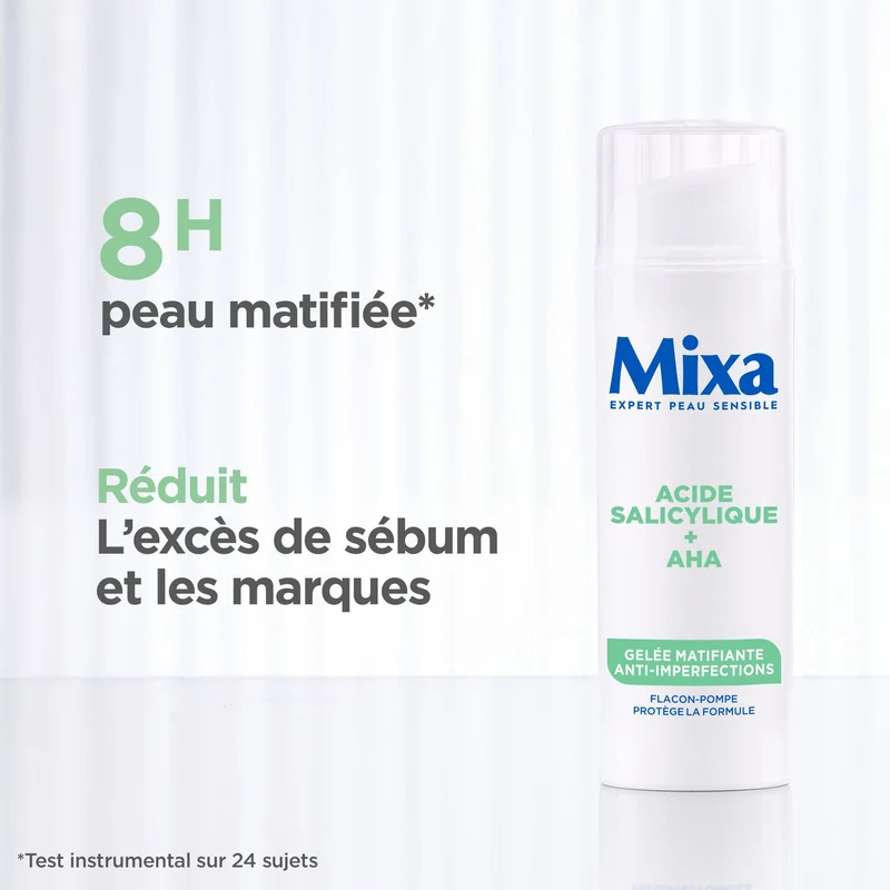 Mixa Sensitive Skin Expert Anti-Imperfection Mattifying Gel (Salicylic Acid + Aha)