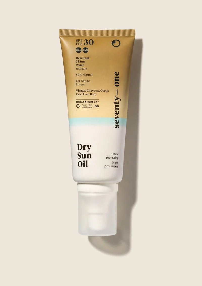 Dry Sun Oil SPF30 3-en-1 visage corps cheveux