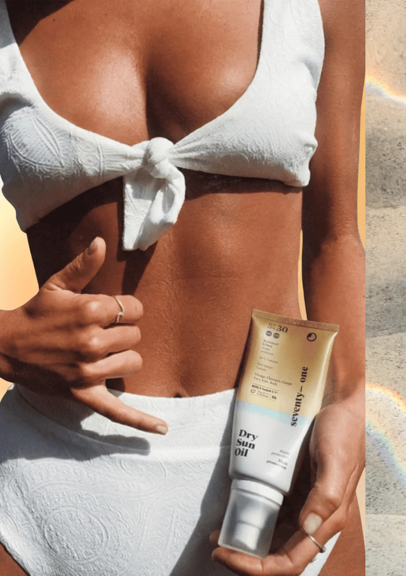 Dry Sun Oil SPF30 3-en-1 visage corps cheveux