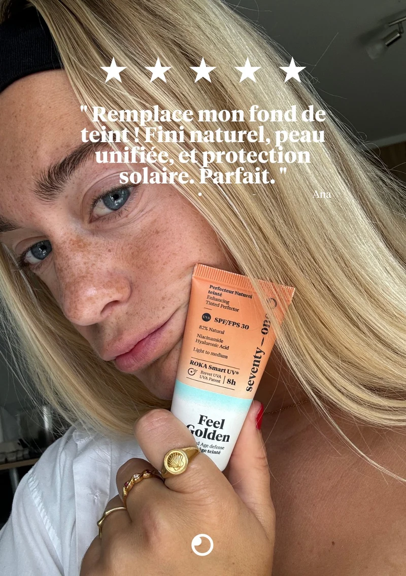 Feel Golden, Perfecteur de teint SPF30 Brevet UVA longue durée