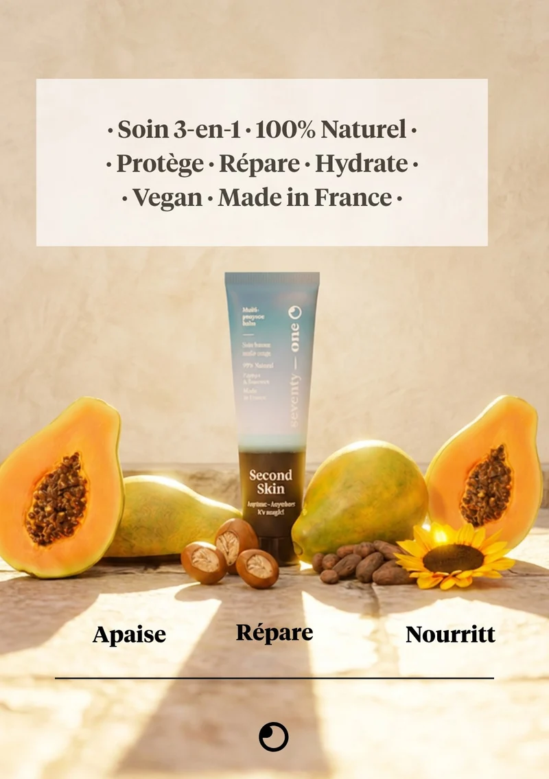 Baume hydratant naturel multi-usage Second Skin
