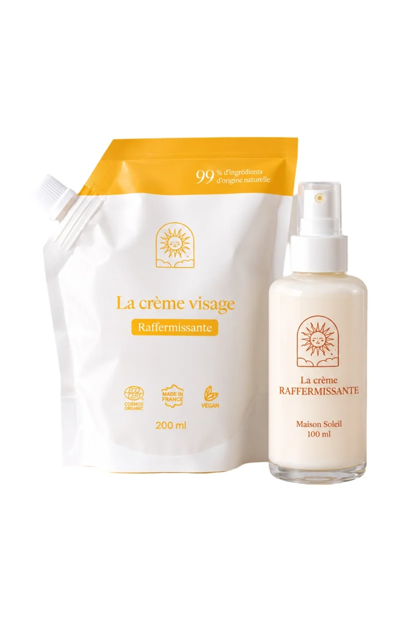 Crème visage raffermissante bio & recharge