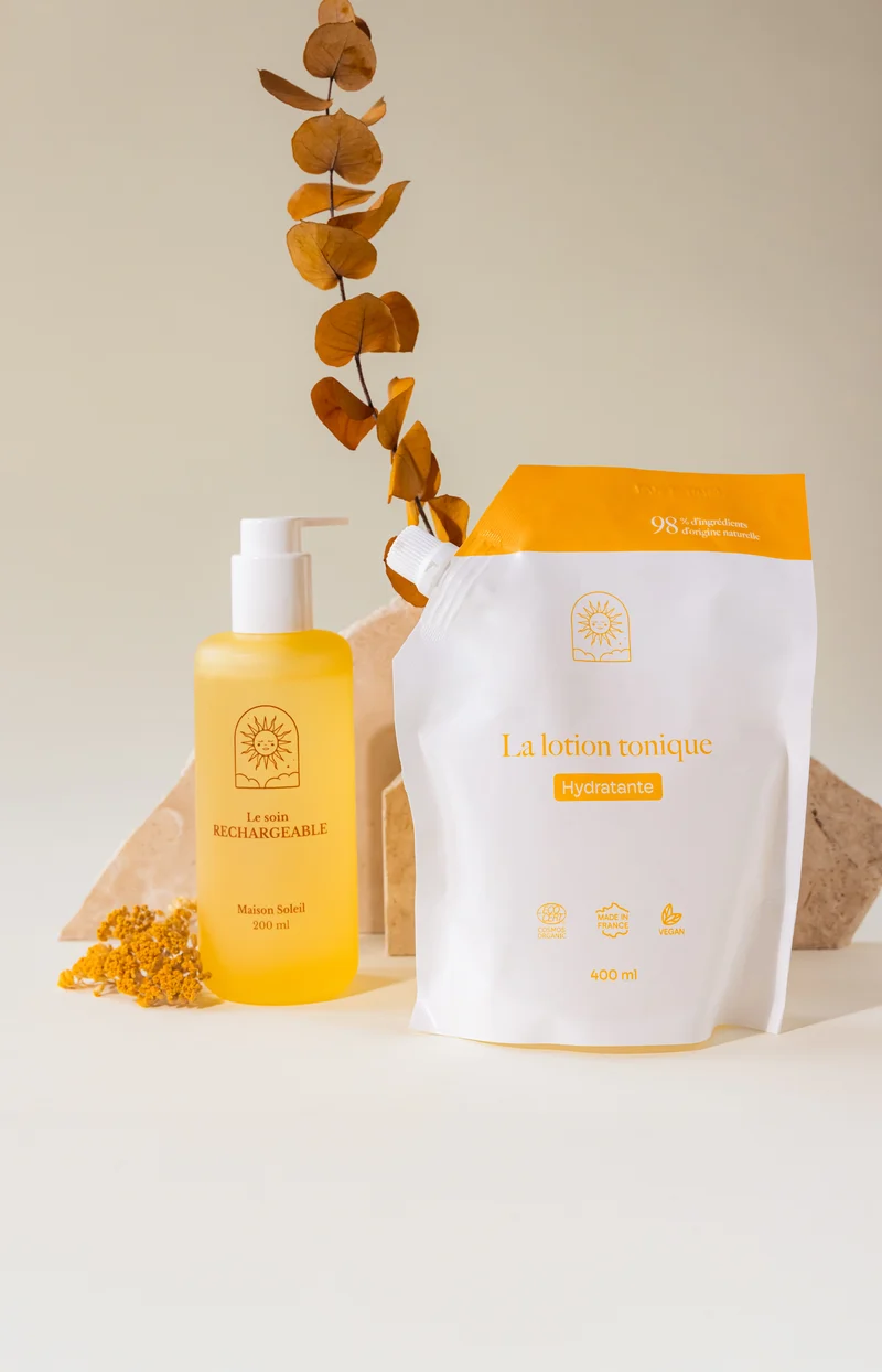 Crème hydratante bio & recharge - Visage
