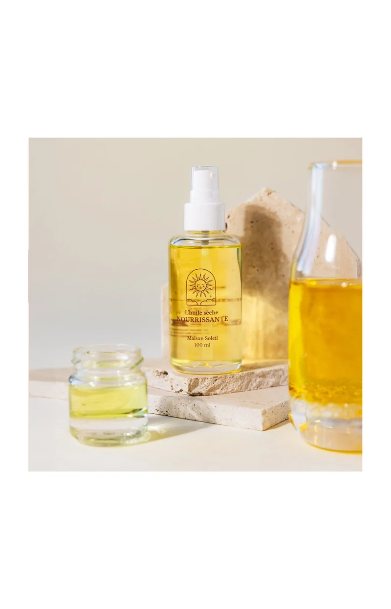 Huile sèche nourrissante bio - Corps & cheveux - 100 ml