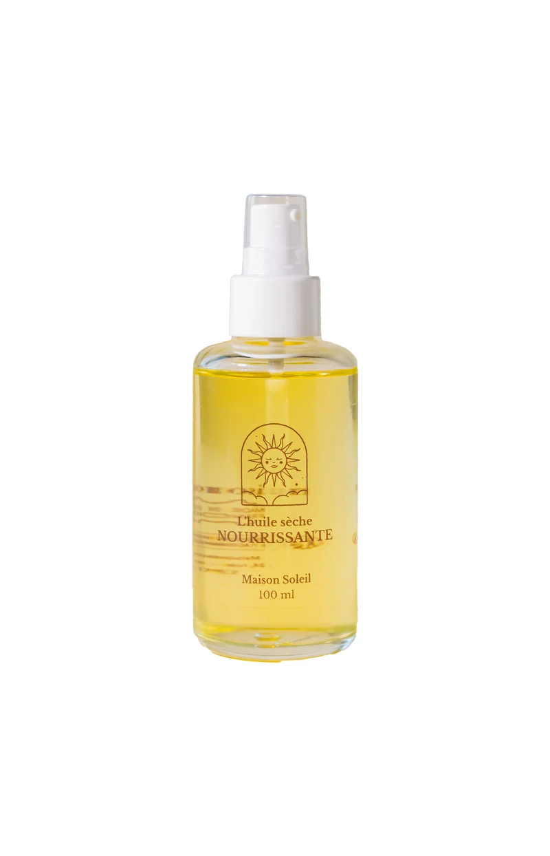 Huile sèche nourrissante bio - Corps & cheveux - 100 ml