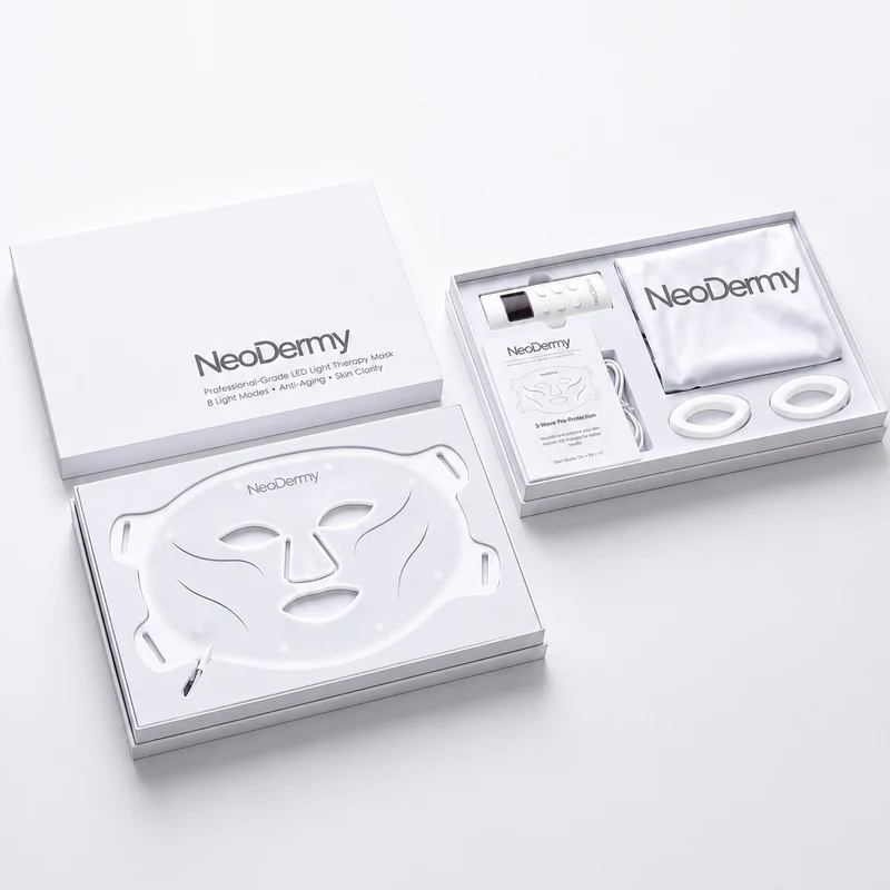 Masque LED Visage NeoDermy – Thérapie Lumière Rouge & Infrarouge
