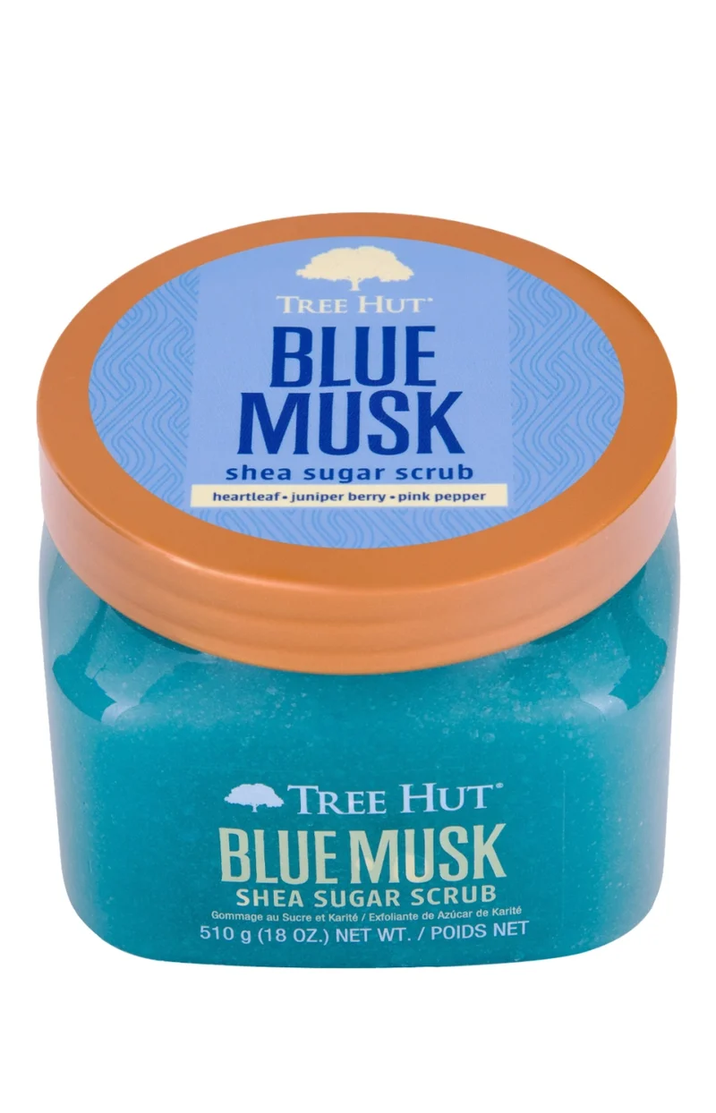 Gommage corps sucre & karité - Blue Musk - 510g