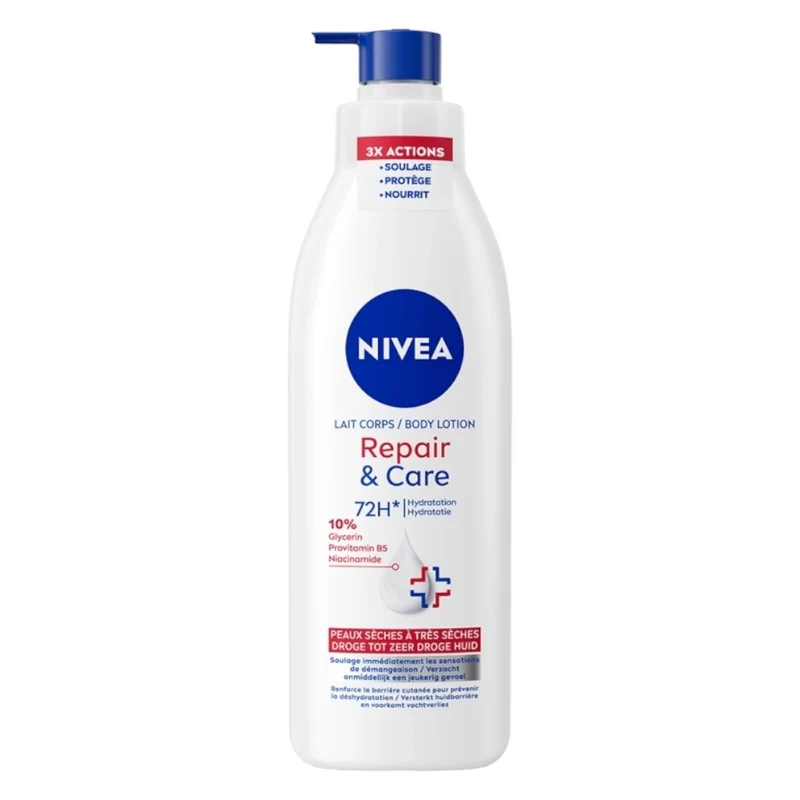Nivea Repair & Care Body Lotion 72H Peau Très Sèche