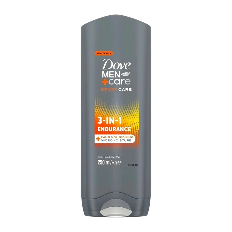 Dove Men+Care Sport Care 3-In-1 Endurance – Gel Douche Homme