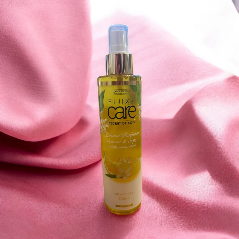 Flux Care – Brume Monoï 🌼 Citron 🍋