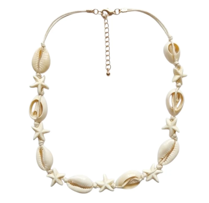 Collier Bohème Chic Coquillages & Étoiles De Mer