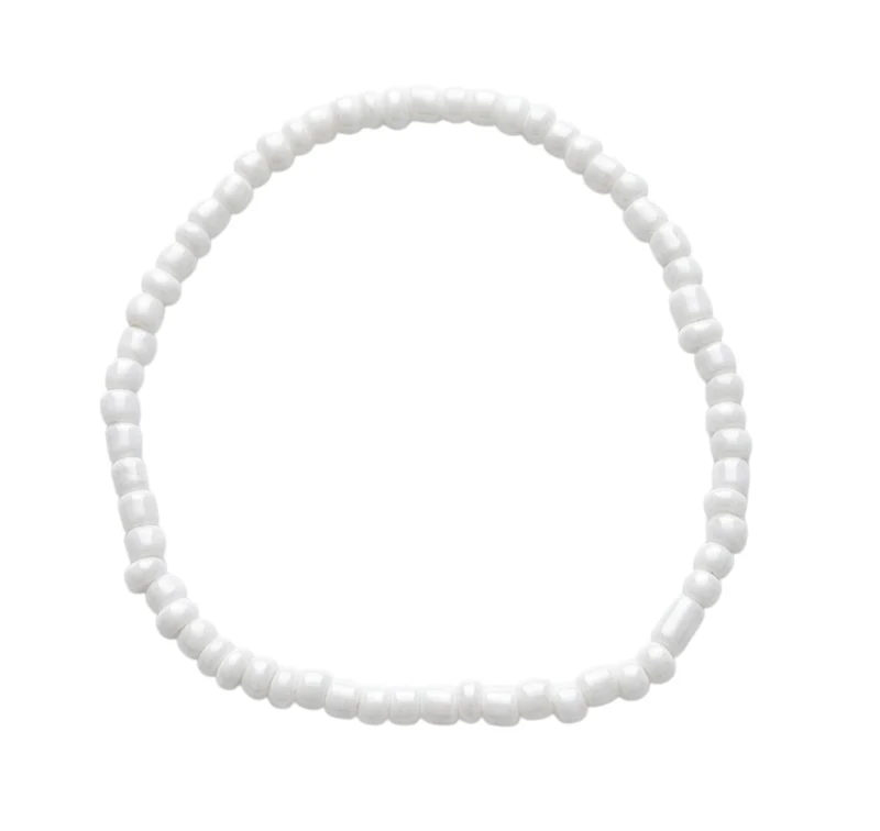 Collier Ras-De-Cou En Perles Blanches Effet Nacré