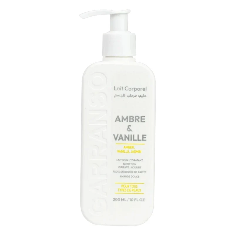 Garranso Mino Lait Corporel Hydratant Ambre Vanille