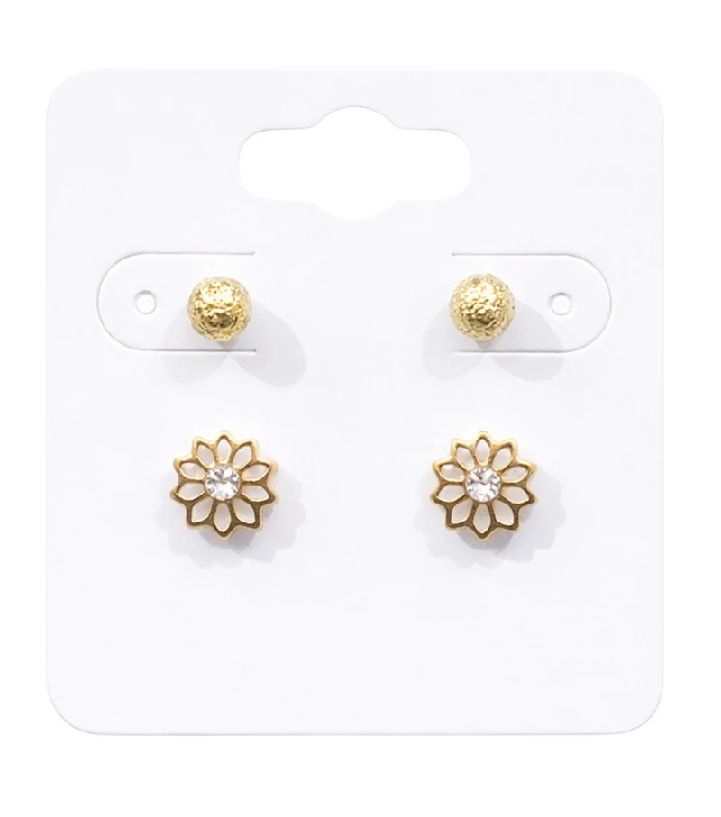 Golden Blossom Studs