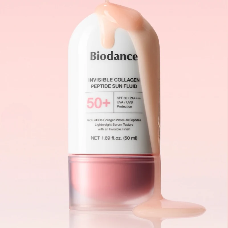 Fluide Solaire Invisible Peptide collagène SPF50+
