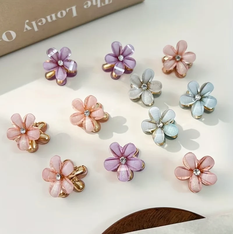 3Pcs Pince À Cheveux Fleur Élégante