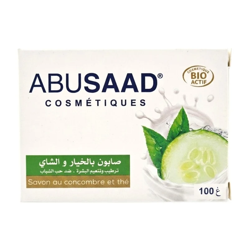 Abusaad Savon Cosmétiques Au Concombre Et Thé